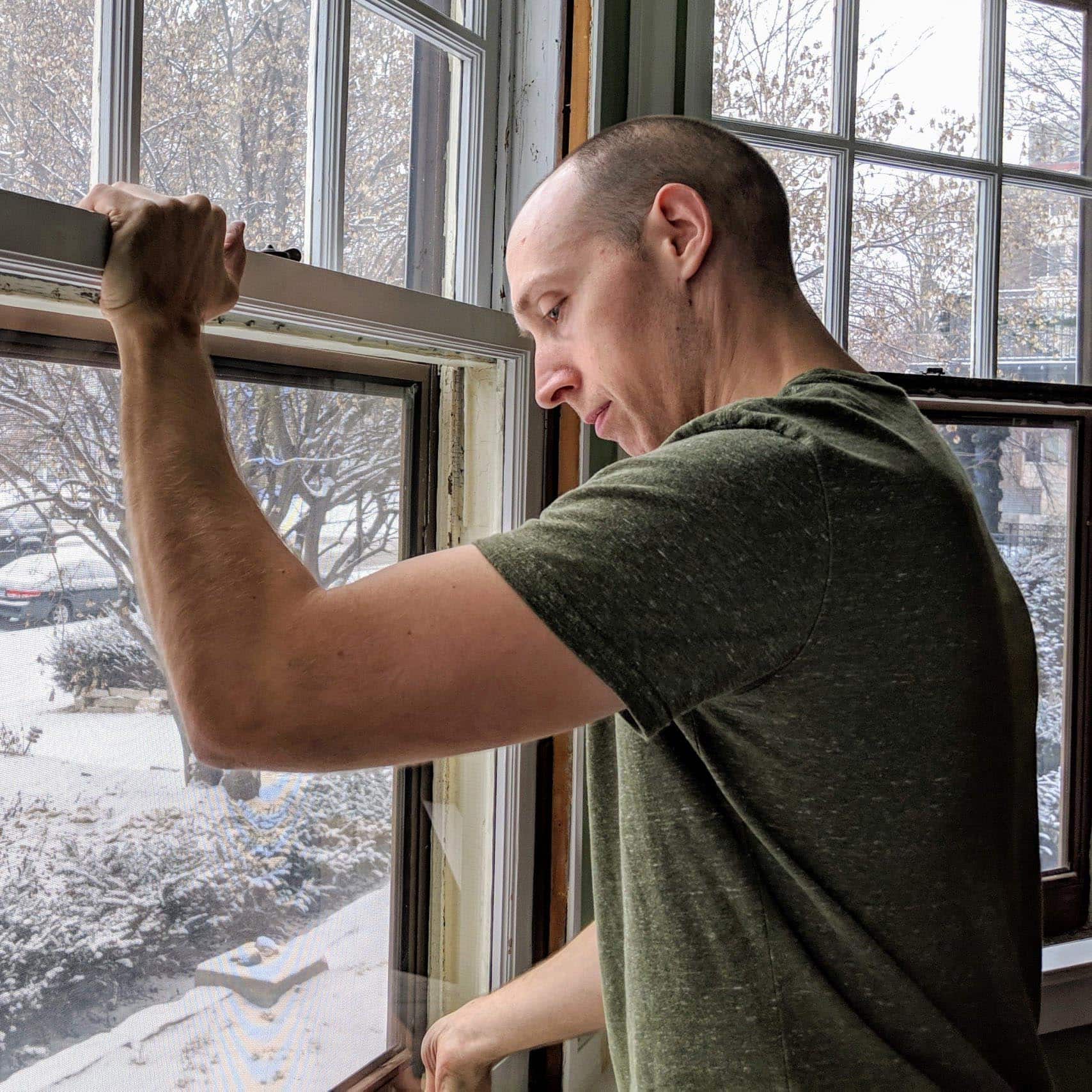 Restoring historic window frames for improved energy efficiency and aesthetic appeal.